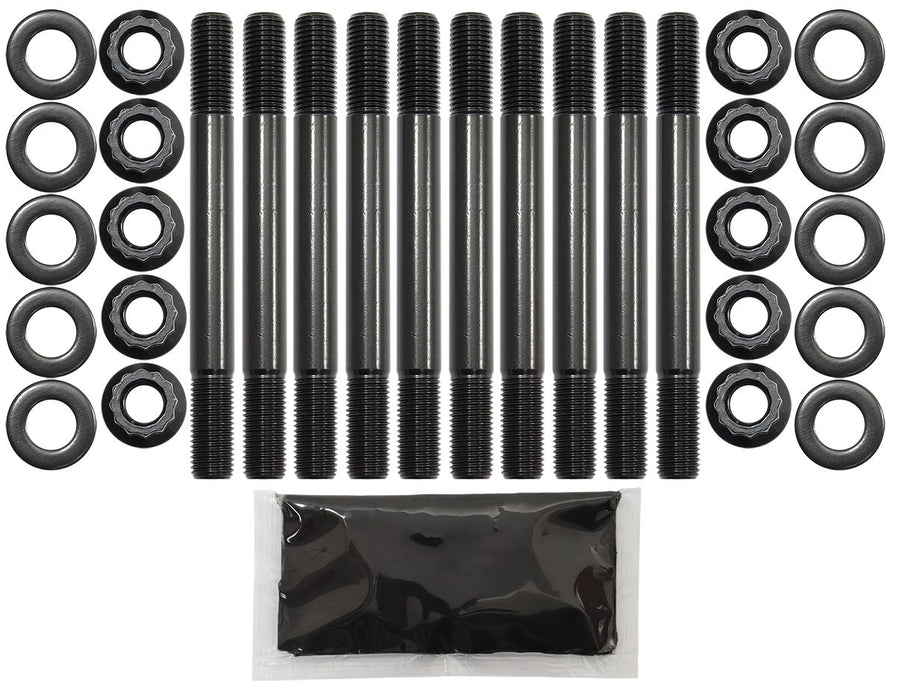 Mitsubishi Evolution 4G63 Head Stud Kit   12 Point Nuts, 8740 Grade Material, 1994 Models and up