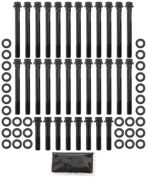 Big Block Chev 396-454 Head Bolt Kit 12Point Head, Suit Aeroflow 320cc and Edelbrock Performer RPM Cylinder Heads, 8740 Grade Material