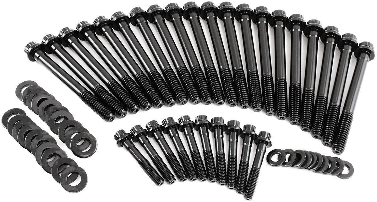 GM LS Head Bolt Kit with Even Length  12 Point Head, Suit 2004 and On Engines, 8740 Grade Material