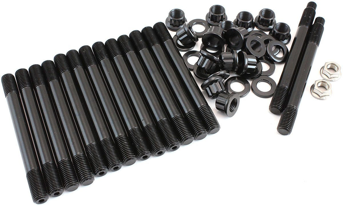 Ford XR6 Barra 2 Bolt Main Stud Kit  Suits BA, BF, FG Turbo 4 Liter, 12 Point Nuts and 8740 Grade Material