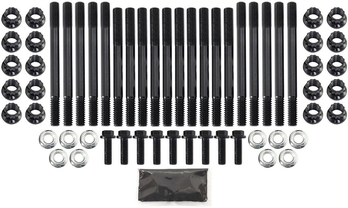 GM LS 4 Bolt Main StudKit  Suits all LS Engines with Stock Windage Tray, 12 Point Nuts and 8740 Grade Material