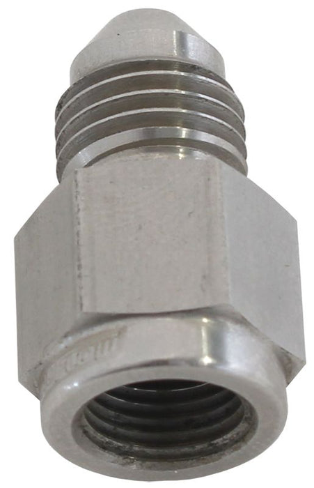 Straight Female NPT to Male AN Adapter 1/8" to -4AN  Stainless Steel