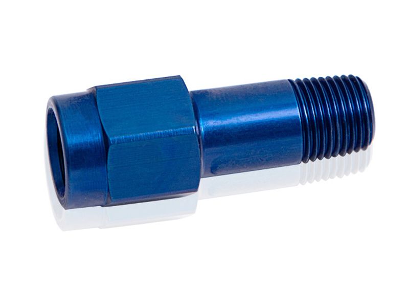 NPT Male-Female Extension 3/8"  Blue Finish. Extension Length is 2" (50.8mm)