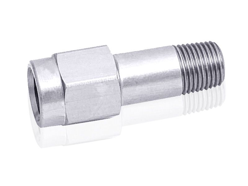 NPT Male-Female Extension 1/2"  Silver Finish. ExtensionLength is 2" (50.8mm)