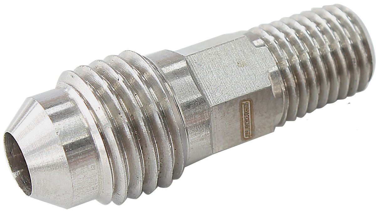 Stainless Steel NPT Male to AN Fitting   1/16" NPT to Male -4AN