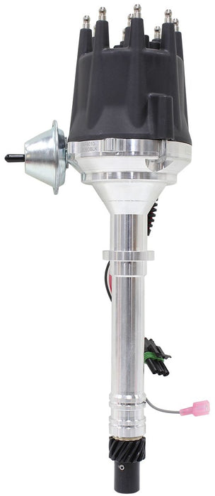 Aeroflow XPRO Chevrolet Ready to Run Distributor, Machined Aluminium Body with Black Cap Suit Chev SmallBlock and Big Block V8