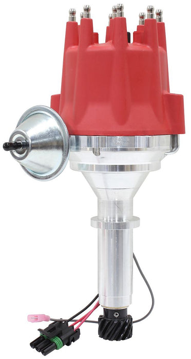 Aeroflow XPRO Holden Ready to Run Distributor, Machined Aluminium Body with Red Cap Suit Holden 253, 304, 308, 355 V8