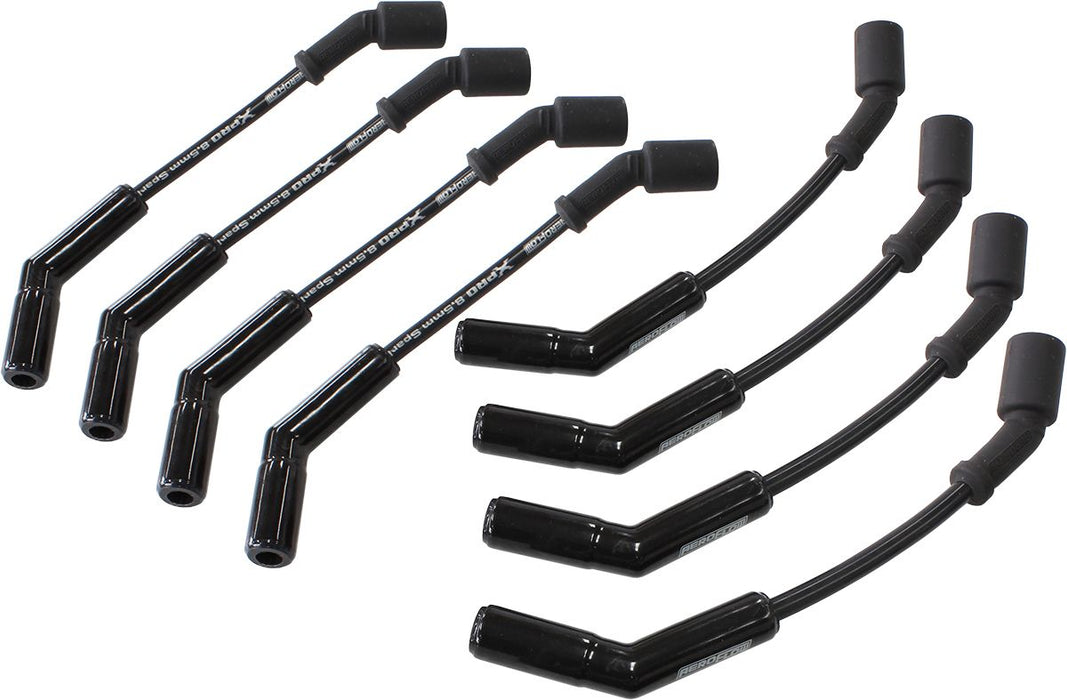 XPRO LS 8" Ignition Lead Set with Ceramic135 Degree Boots  Suit GM LS1, LS2