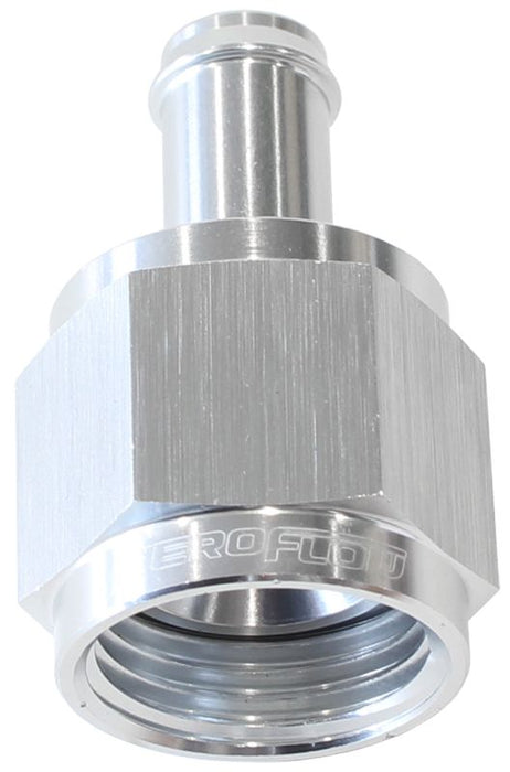 Straight Hose Barb 5/16" to -8AN Female  Silver Finish