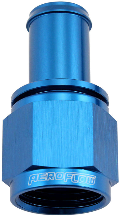Straight Hose Barb 5/8" to -10AN Female  Blue Finish
