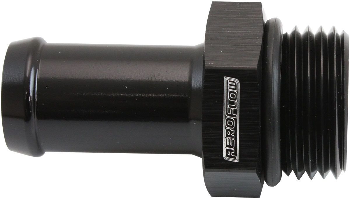 ORB to Barb Fitting - Black -10 ORB to 5/8" (15.9mm) Barb