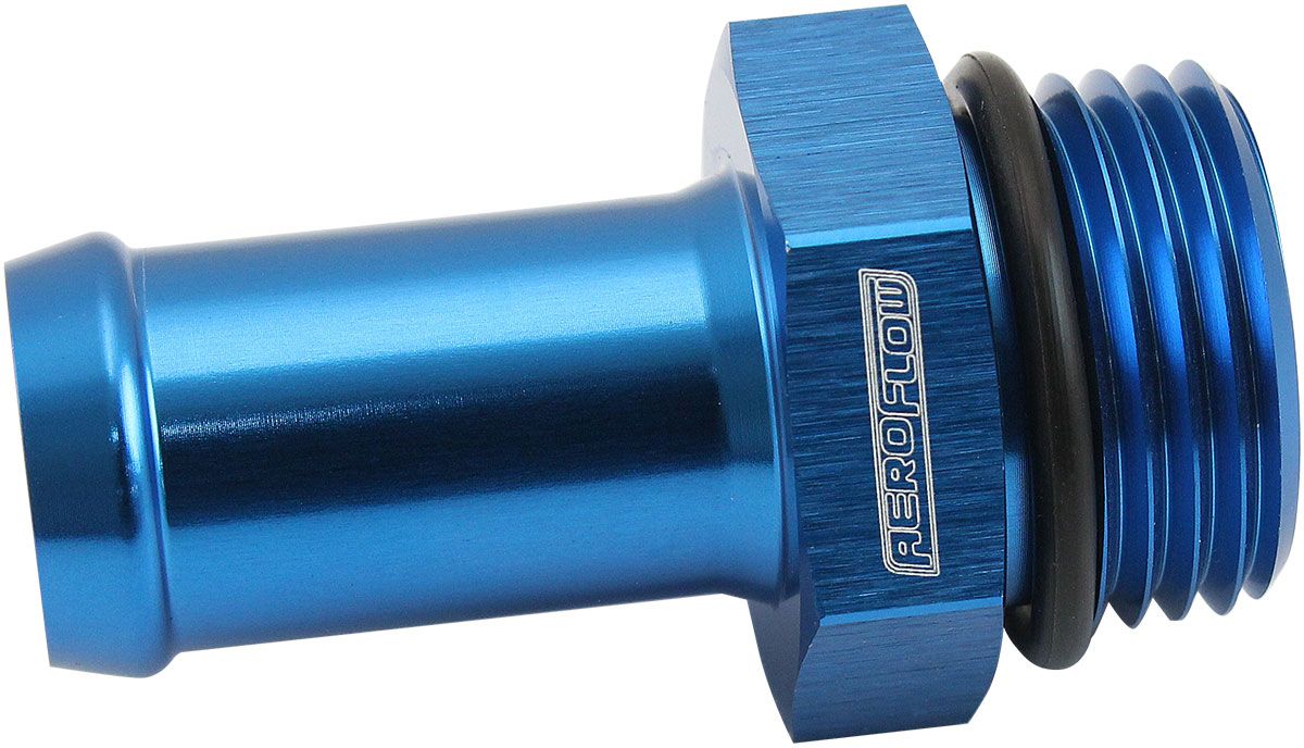 ORB to Barb Fitting - Blue -10 ORB to 5/8" (15.9mm) Barb