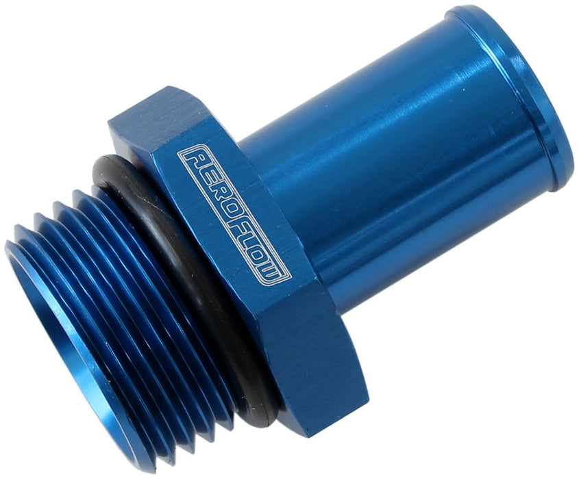 '-12 ORB to 5/8" Barb Fitting   Blue Finish