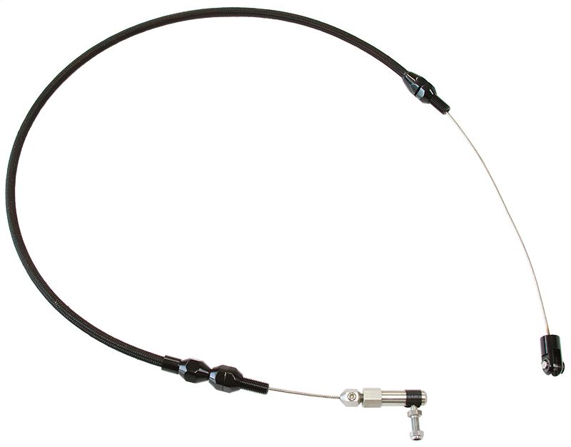 Stainless Steel Throttle Cable - Black  48" Long (122cm)