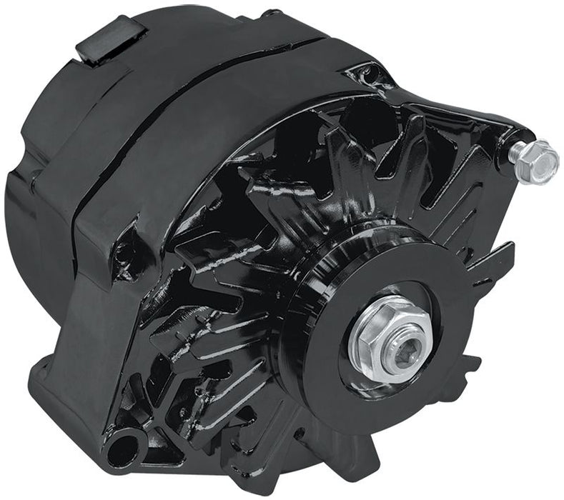 100amp Ford Style 1-Wire Alternator  Black Finish
