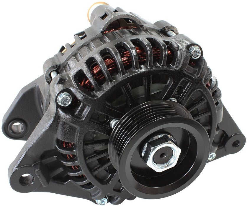 Aeroflow 150amp Mitsubishi 4G63Alternator BlackFinish