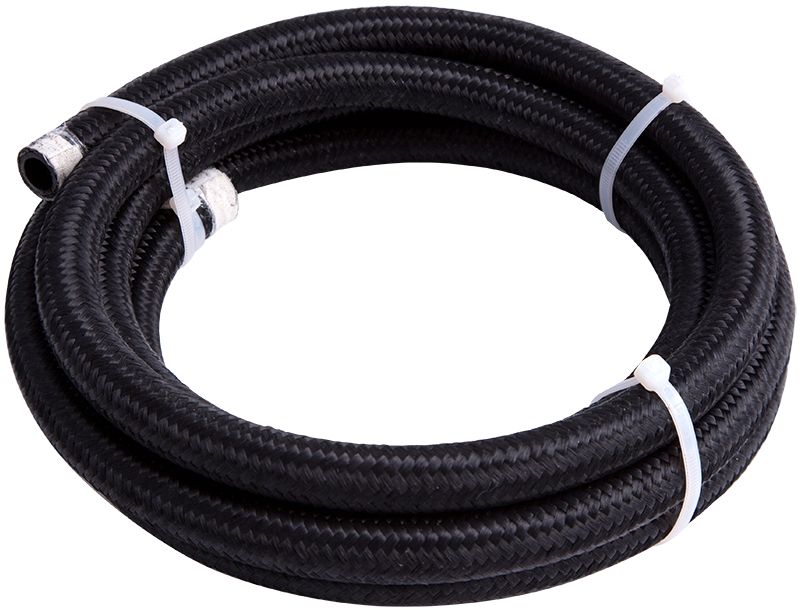 450 Series Black Braided Light Weight Hose -6AN 1 Metre Length