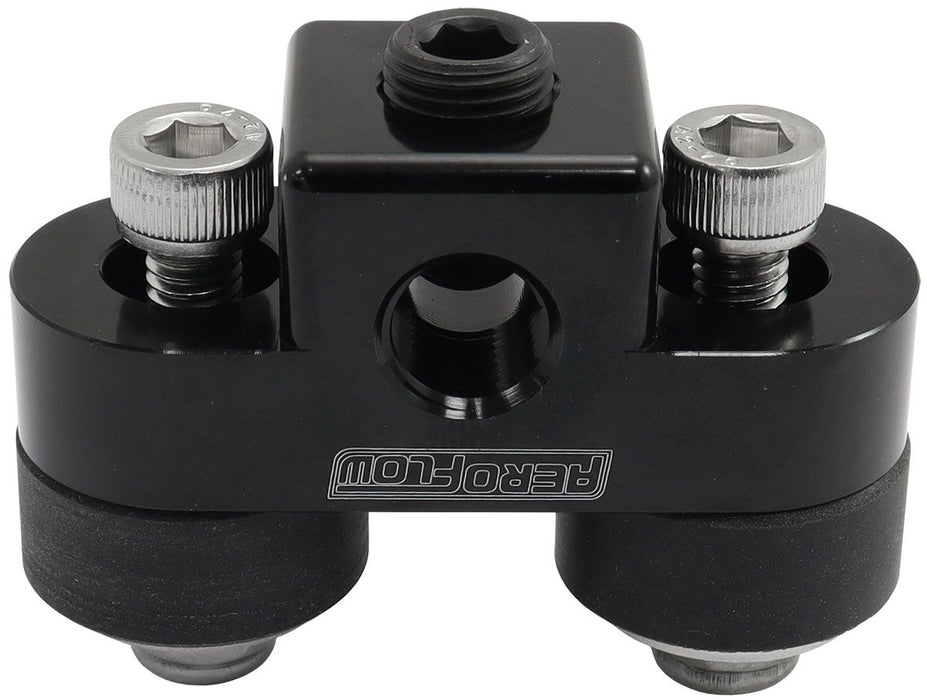 Pressure Sensor Block - Black Finish 3x 1/8" NPT Ports