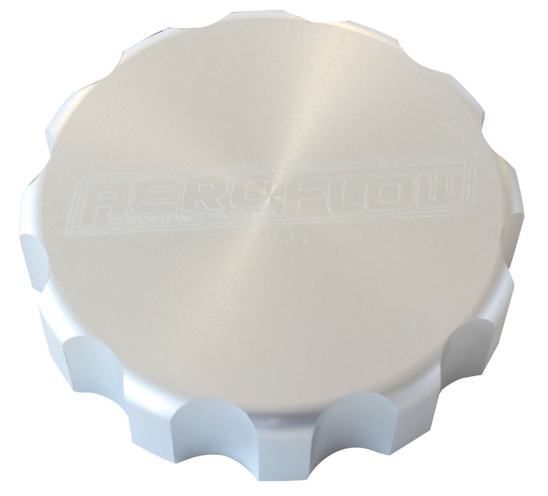 Billet Radiator Cap Cover   Suit Large Cap, Silver Finish