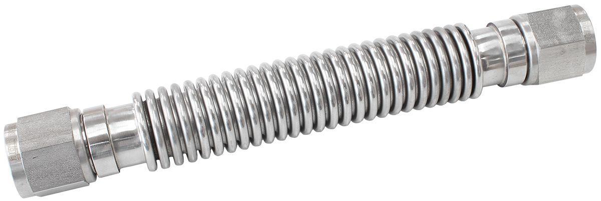 '-10AN Flexible Turbo Drain Hose, 200mm Long 304 Stainless Steel. 7.9" (200mm) Overall Length
