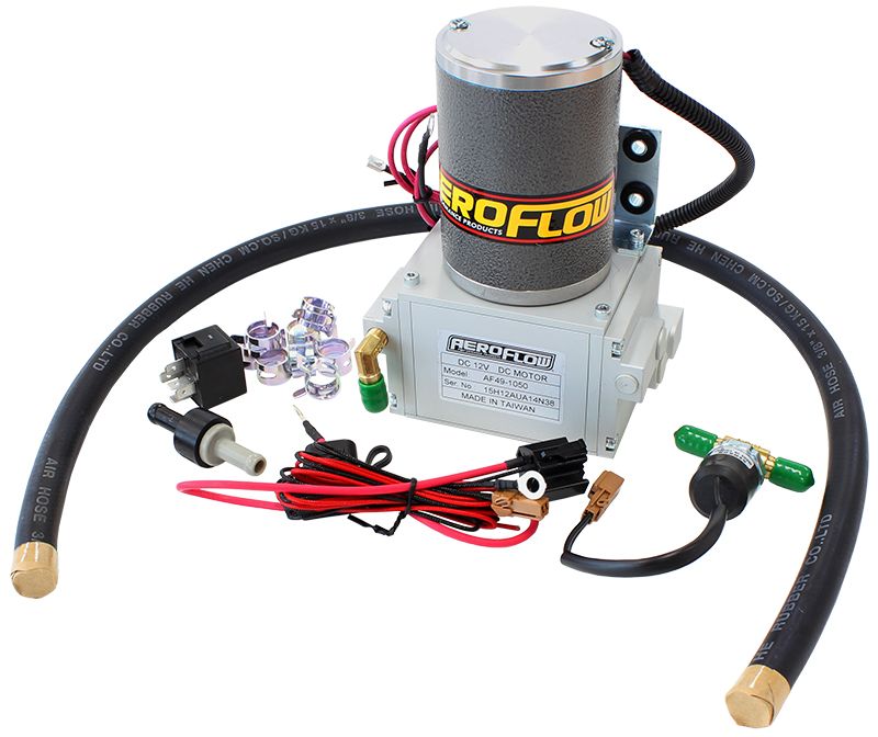Electric Vacuum Pump Kit 12-Volt, Twin Piston