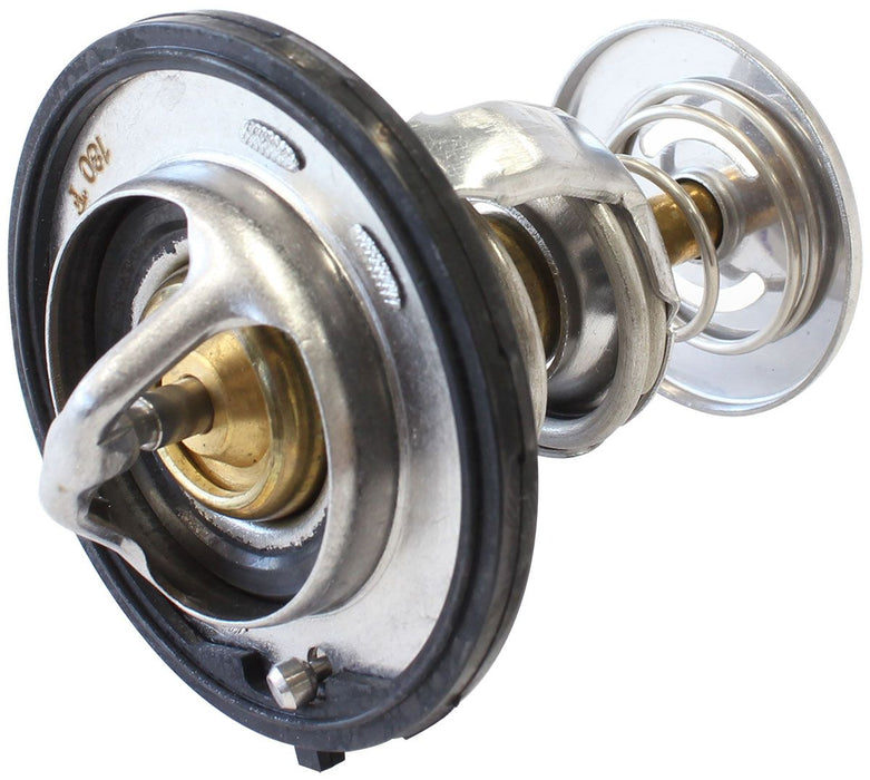 GM LS3 Hi-Flow Thermostat, 180°F (81°C)  180°F Opening Temperature Rating, Made From Copper/Steel