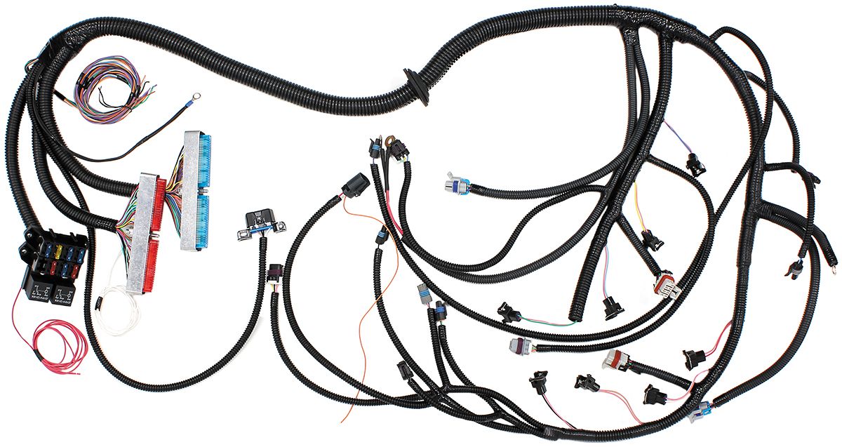 GM LS1 with T56 ManualTransmission Wiring Harness  Standalone Plug and PlayComplete Engine Harness