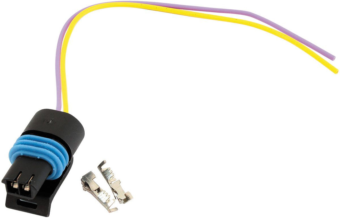 GM Black 2 Pin Multi Purpose Pigtail Connector  Includes Spare terminalsand seals