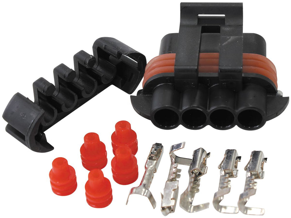 4-Pin Alternator Plug,Fits Nippon Denso Alternators FitsGM, Holden & Early Chev Engines