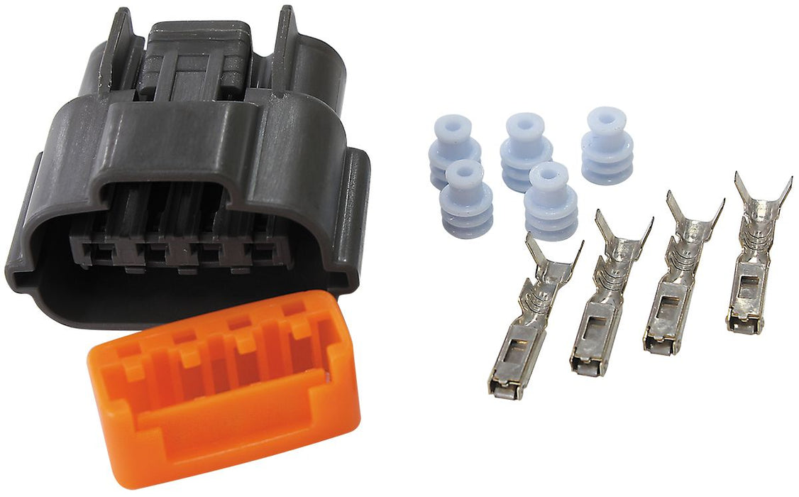 4-Pin Alternator Plug,Fits Some Mitsubishi Alternators  Fitted in Mitsubishi EVO (1998-05), Hyundai & Nissan VQ35 Engines