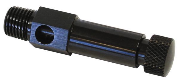 Injector Hat Adjustable Air Bleed  Black Finish