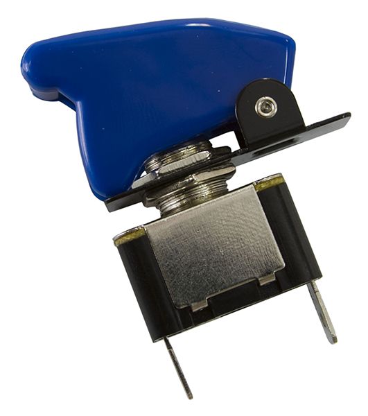 Aeroflow Blue Covered Rocket / Missile Switch 12v 20A