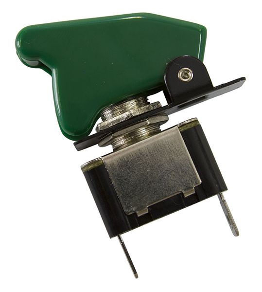 Aeroflow Green Covered Rocket / Missile Switch 12v 20A