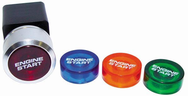 Engine Start Switch   Includes Red, Orange, Blue & Green Button Covers