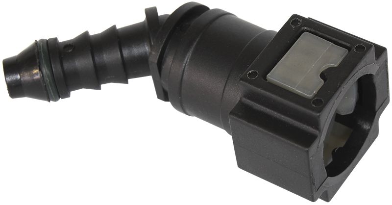 45° Push On EFI Fitting  5/16" Male Barb To 5/16" EFI Push-On Barb