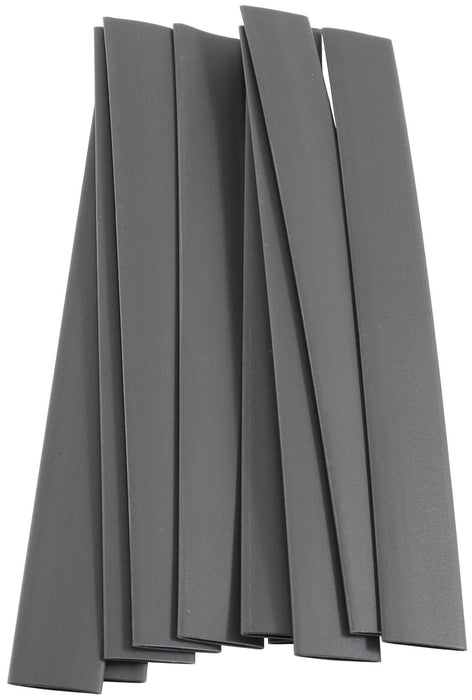 Black Heat Shrink Refill Kit 1/4" (6.35mm)  10 Piece Kit, 4-1/4 InchLong, 2:1 Shrink Ratio