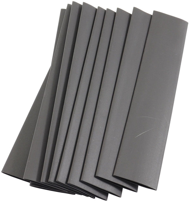 Black Heat Shrink Refill Kit 1/2" (13mm)  10 Piece Kit, 4-1/4 InchLong, 2:1 Shrink Ratio