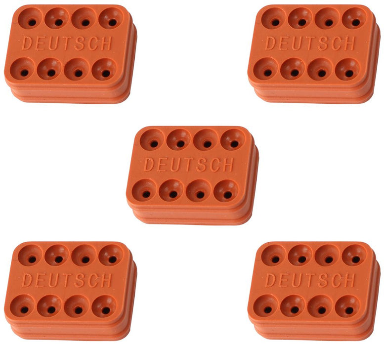 Replacement WeatherTight Wire Seal  Suit 8 Pin Connector With 14 AWG Wire, 5-Pack