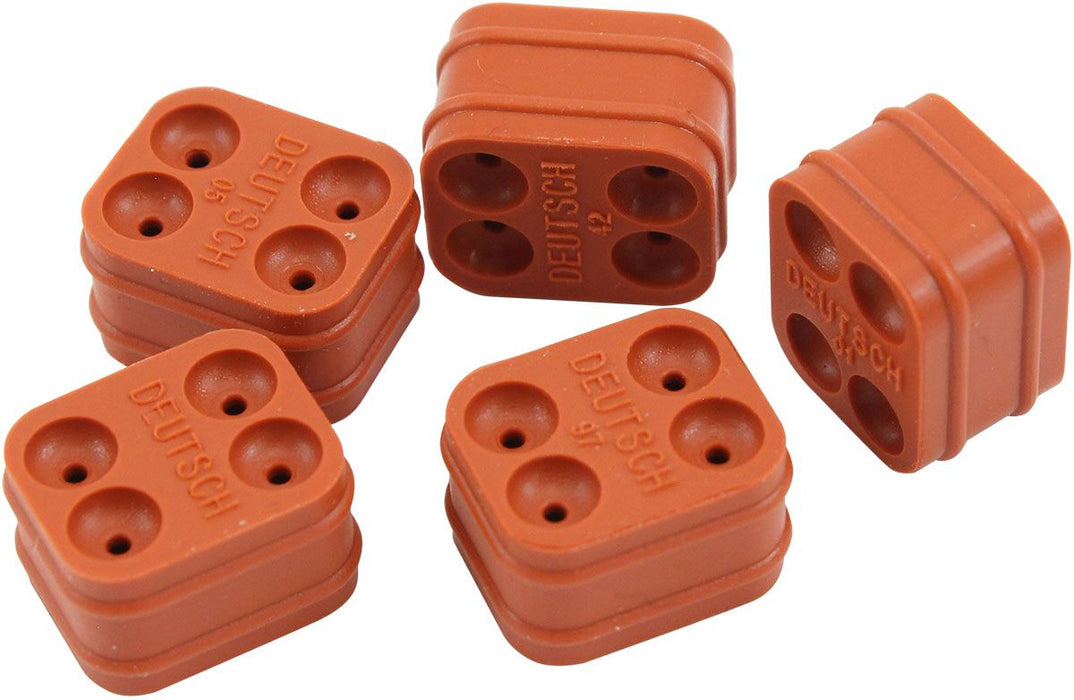 Replacement 4 Pin WeatherTight DTM Wire Seal  Suit Grey Connector With 20 AWG Wire, 5-Pack