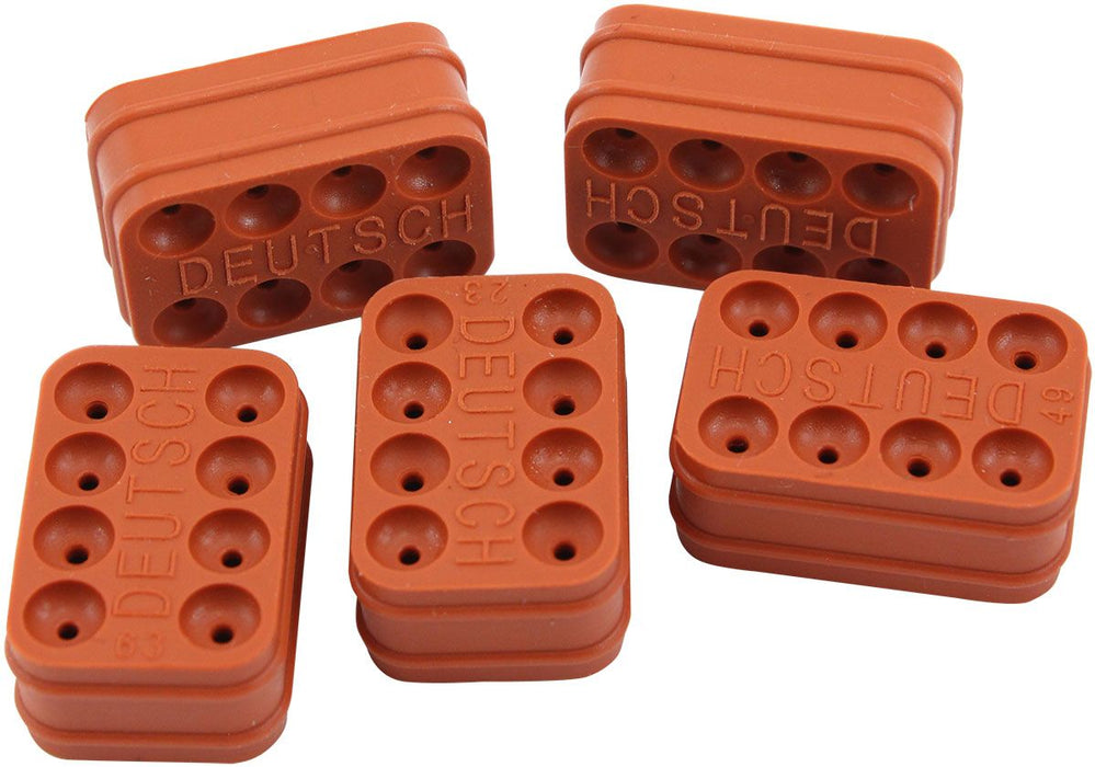 Replacement 8 Pin WeatherTight DTM Wire Seal  Suit Grey Connector With 20 AWG Wire, 5-Pack