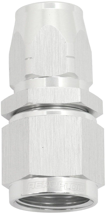 550 Series Cutter Style One Piece Straight Stepped Hose End -8AN to -6 Hose  Silver Finish. Suits 100 & 450 Series Hose