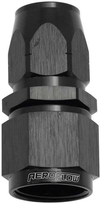 550 Series Cutter Style One Piece Straight Stepped Hose End -10AN to -8 Hose  Black Finish. Suits 100 & 450 Series Hose