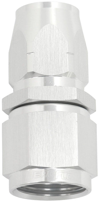 550 Series Cutter Style One Piece Straight Stepped Hose End -10AN to -8 Hose  Silver Finish. Suits 100 & 450 Series Hose