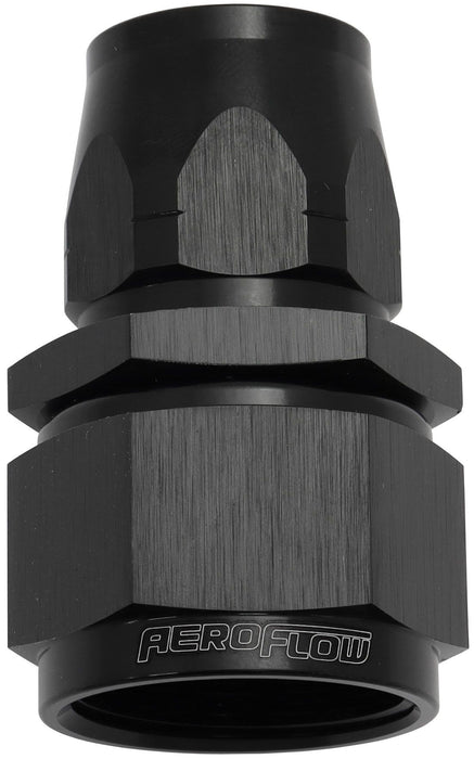550 Series Cutter Style One Piece Straight Stepped Hose End -16AN to -12 Hose  Black Finish. Suits 100 & 450 Series Hose