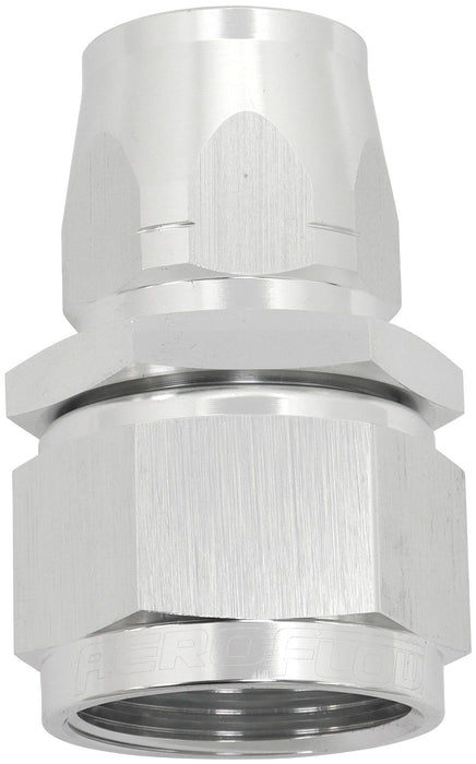 550 Series Cutter Style One Piece Straight Stepped Hose End -16AN to -12 Hose  Silver Finish. Suits 100 & 450 Series Hose
