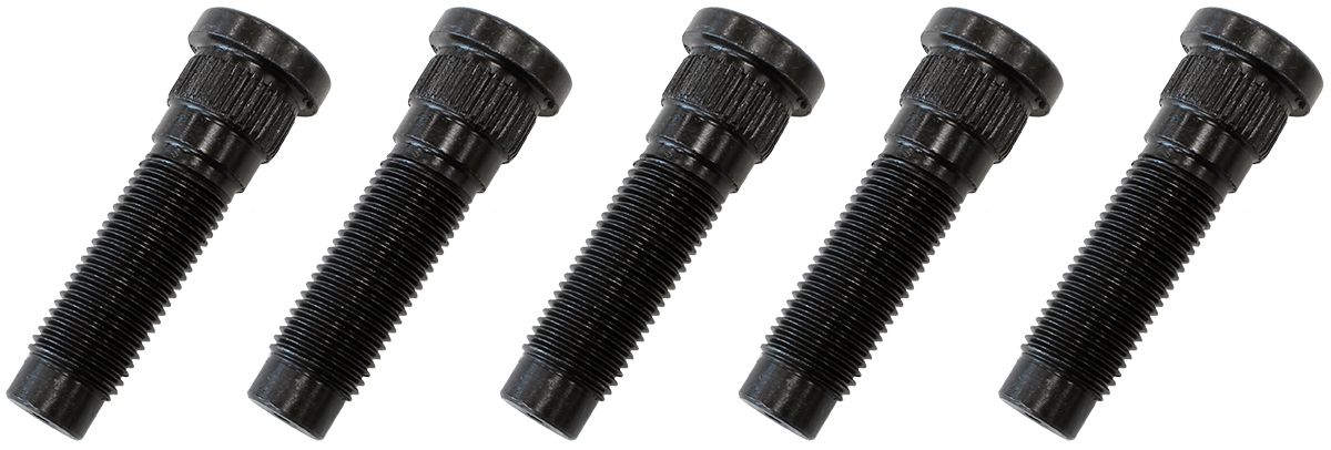 Wheel Studs  1/2", .610" Knurl Suit Disc/Drum (5-Pack)