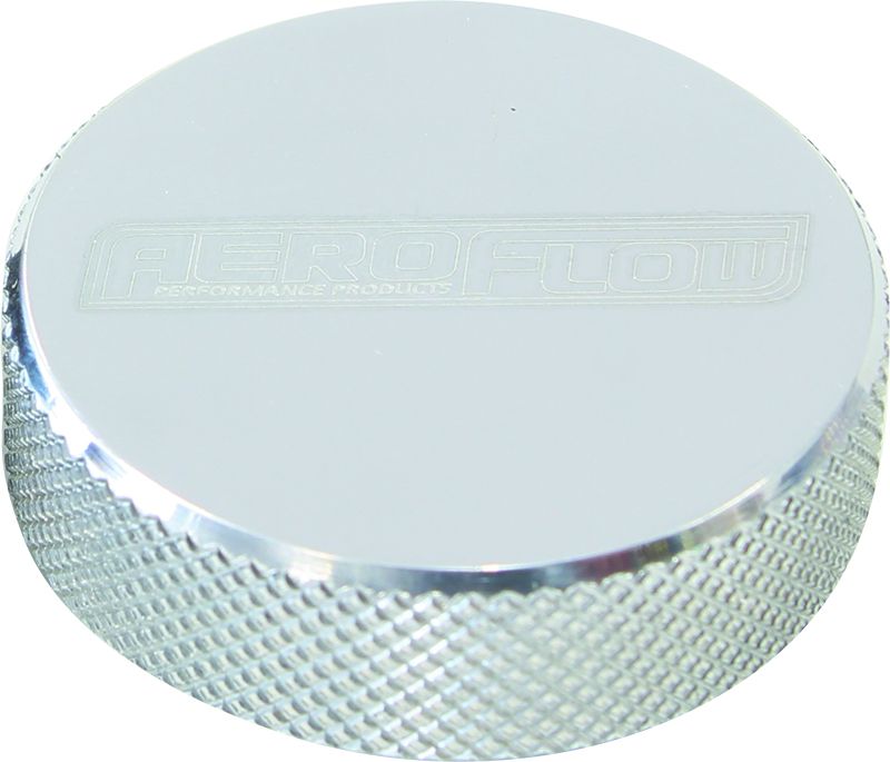 Polished Billet Air Cleaner Nut  Tall profile, 1/4" UNC