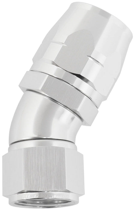 550 Series Cutter Style One Piece Swivel 30° Stepped Hose End -12AN to -16 Hose  Silver Finish. Suits 100 & 450 Series Hose