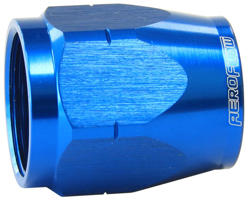 Cutter Style Hose End Socket -4AN  Blue Finish. Suits 500, 550 and 880 Series Hose Ends