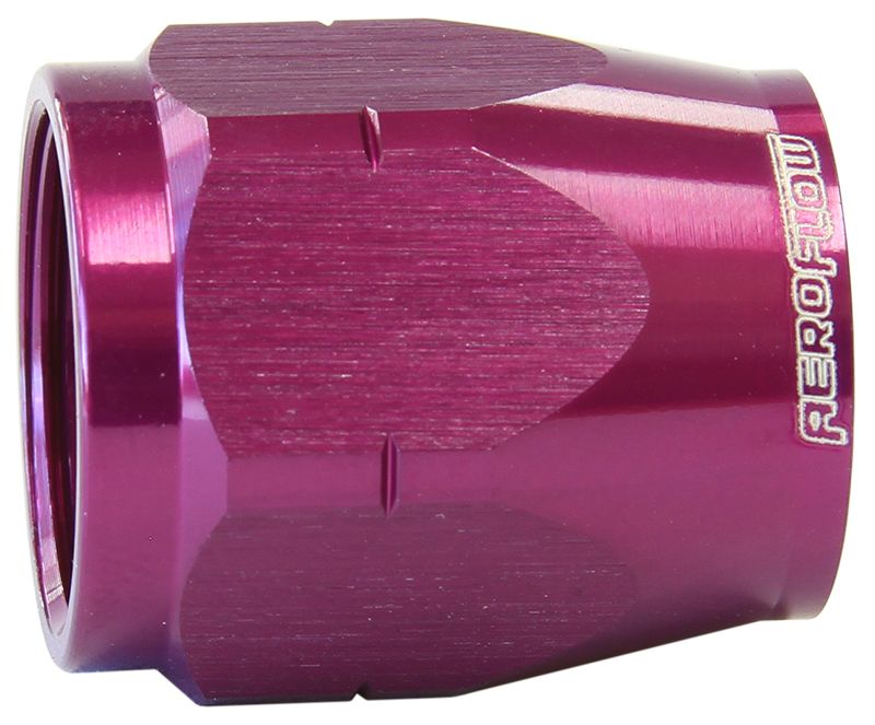 Cutter Style Hose End Socket -6AN  Purple Finish. Suits 500, 550 and 880 Series Hose Ends